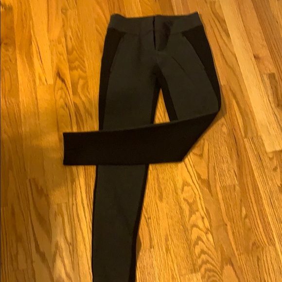 Ann Taylor Loft Grey & Black Riding Type Pants - Picture 2 of 9